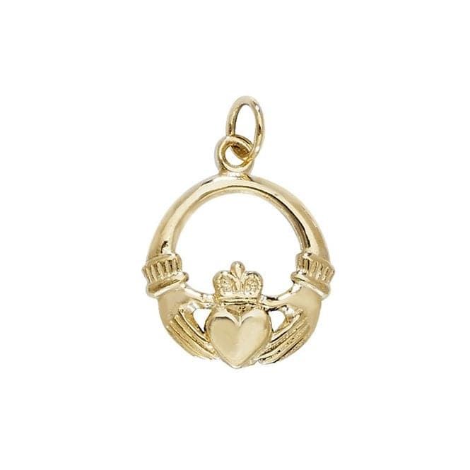 9ct Yellow Gold Claddagh Pendant PN460Acotis Gold JewelleryPN460