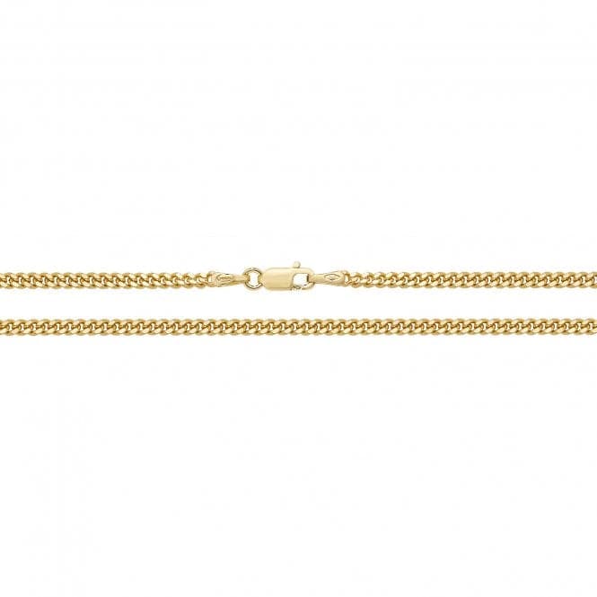 9ct Yellow Gold Close Curb Chain CH165Acotis Gold JewelleryCH165/30