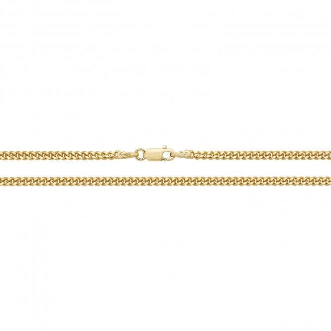 9ct Yellow Gold Close Curb Chain CH165Acotis Gold JewelleryCH165/16