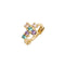 9ct Yellow Gold Colour Zirconia Cartilage Hoop Earring ES954Acotis Gold JewelleryES954