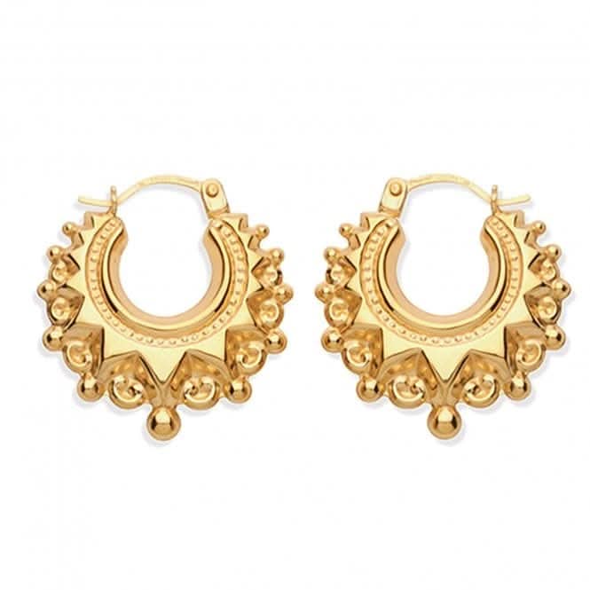 9ct Yellow Gold Creole Earrings ER178Acotis Gold JewelleryER178