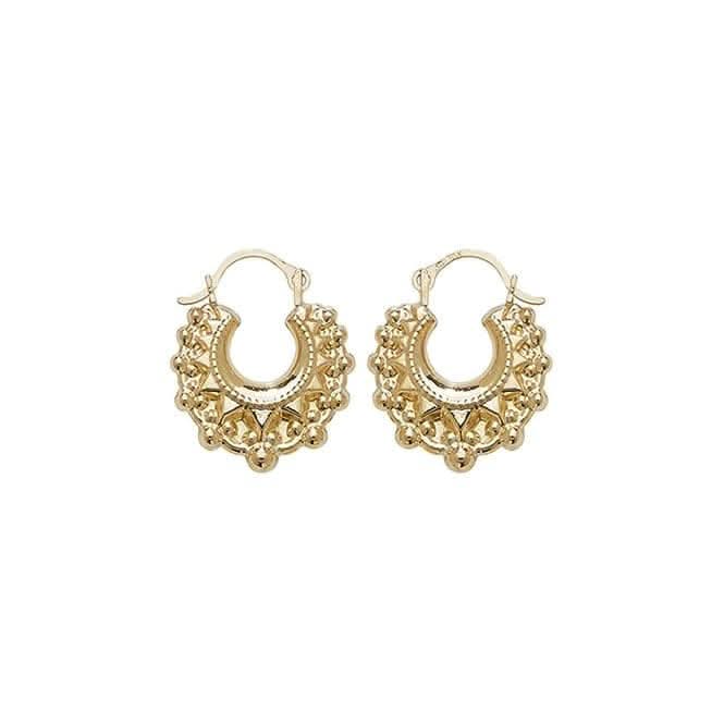 9ct Yellow Gold Creole Earrings ER475Acotis Gold JewelleryER475