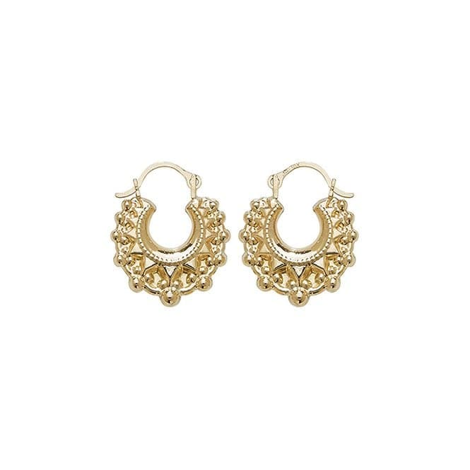 9ct Yellow Gold Creole Earrings ER475Acotis Gold JewelleryER475