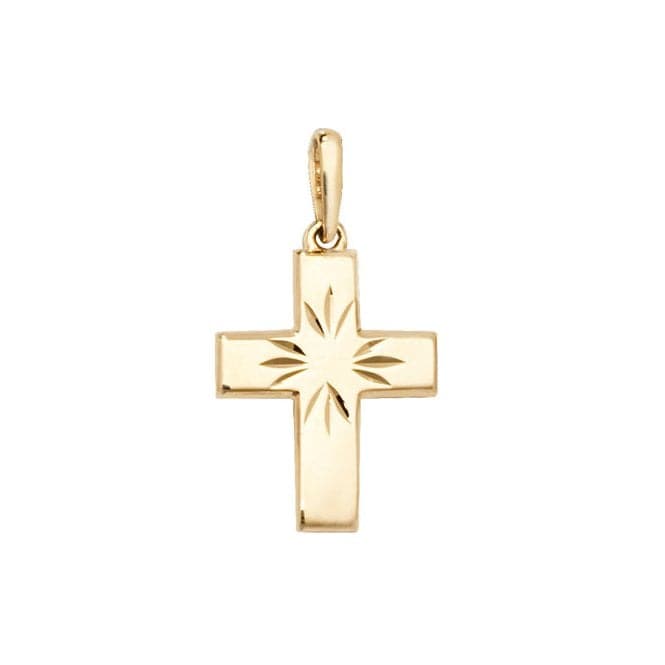 9ct Yellow Gold Cross Pendant PN1045Acotis Gold JewelleryPN1045