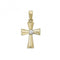 9ct Yellow Gold Cross Zirconia Pendant PN082Acotis Gold JewelleryPN082