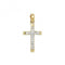 9ct Yellow Gold Cross Zirconia Pendant PN090Acotis Gold JewelleryPN090
