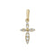 9ct Yellow Gold Cross Zirconia Pendant PN992Acotis Gold JewelleryPN992