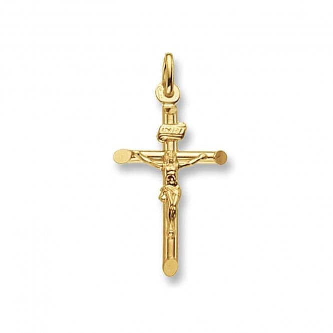 9ct Yellow Gold Crucifix Pendant PN101Acotis Gold JewelleryPN101