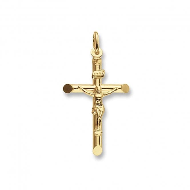 9ct Yellow Gold Crucifix Pendant PN102Acotis Gold JewelleryPN102