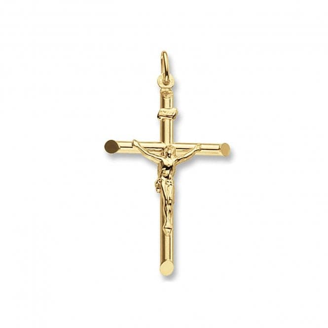 9ct Yellow Gold Crucifix Pendant PN103Acotis Gold JewelleryPN103