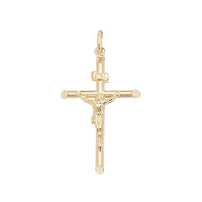 9ct Yellow Gold Crucifix Pendant PN104Acotis Gold JewelleryPN104