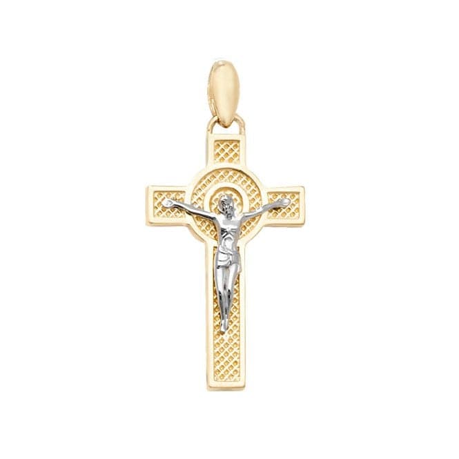 9ct Yellow Gold Crucifix Pendant PN1046Acotis Gold JewelleryPN1046