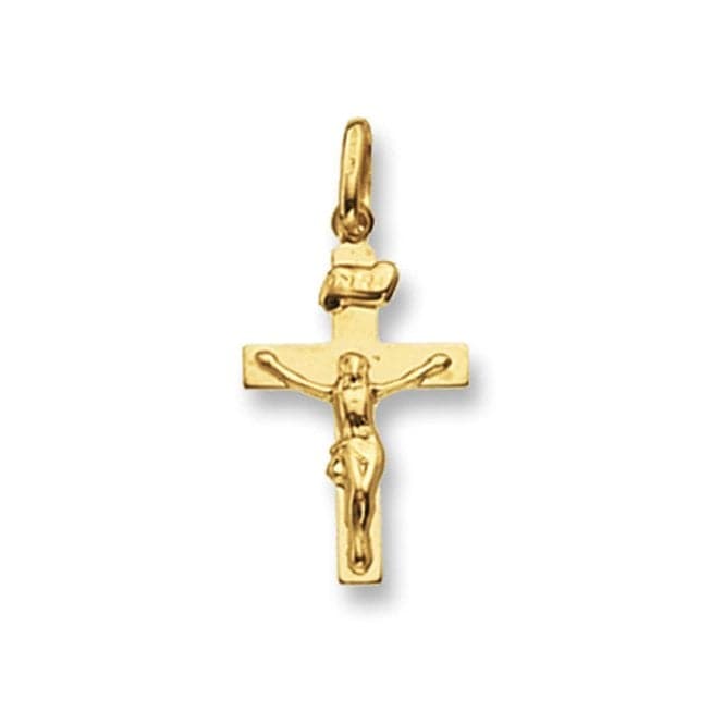 9ct Yellow Gold Crucifix Pendant PN105Acotis Gold JewelleryPN105