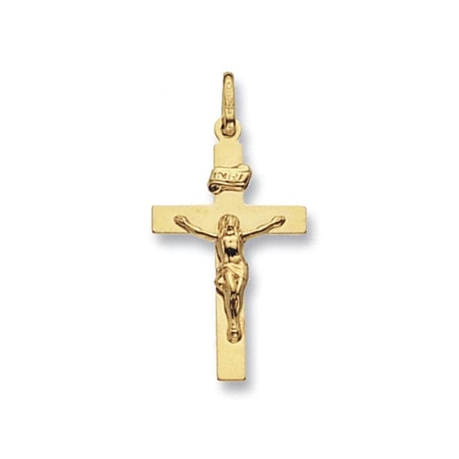 9ct Yellow Gold Crucifix Pendant PN106Acotis Gold JewelleryPN106