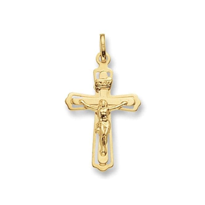 9ct Yellow Gold Crucifix Pendant PN110Acotis Gold JewelleryPN110