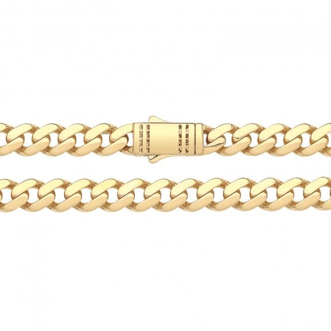 9ct Yellow Gold Cuban Link Chain CH551Acotis Gold JewelleryCH551/08