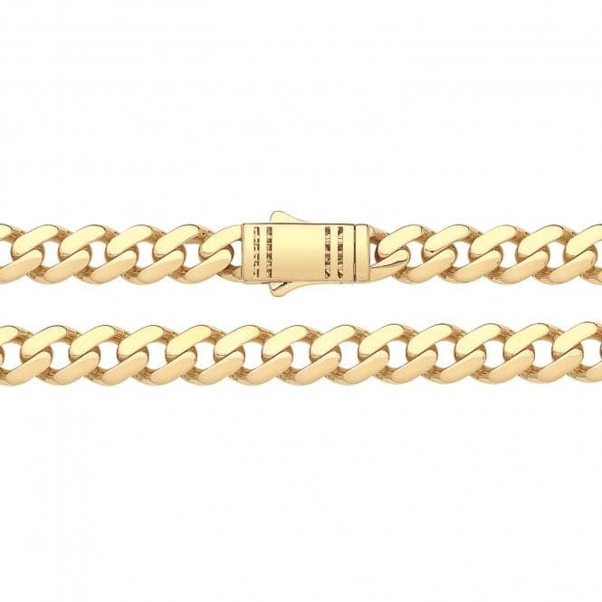 9ct Yellow Gold Cuban Link Chain CH551Acotis Gold JewelleryCH551/24