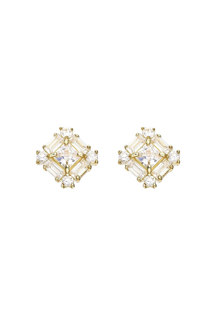 9ct Yellow Gold Cubic Zirconia 9mm Stud EarringsThe Fine CollectiveBA0060732