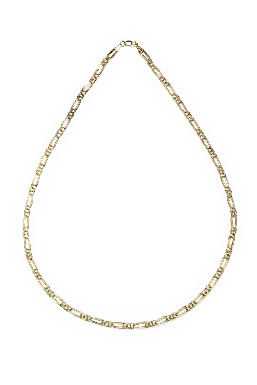 9ct Yellow Gold Double Link Chain NecklaceThe Fine CollectiveBA0054043