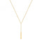 9ct Yellow Gold Drop Bar Necklet NK1607Acotis Gold JewelleryNK1607