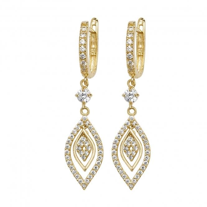 9ct Yellow Gold Drop Earrings ER1097Acotis Gold JewelleryER1097