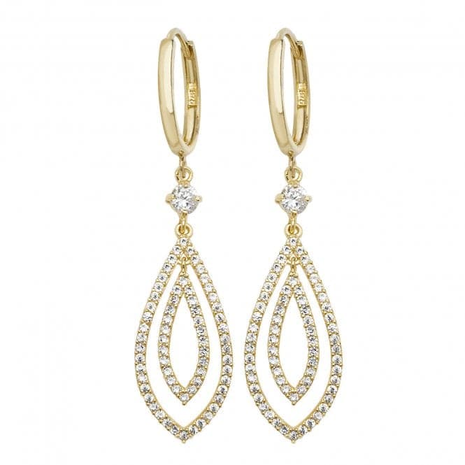 9ct Yellow Gold Drop Earrings ER1098Acotis Gold JewelleryER1098