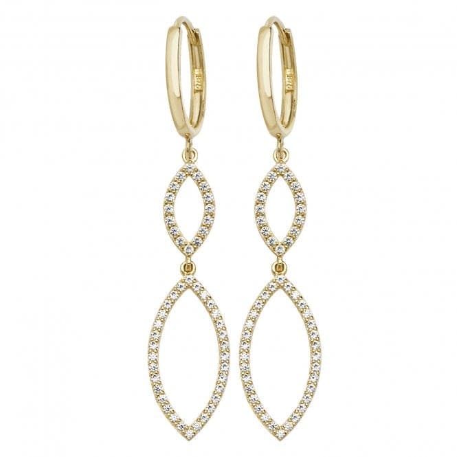 9ct Yellow Gold Drop Earrings ER1100Acotis Gold JewelleryER1100