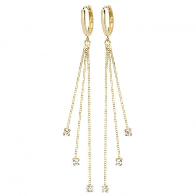 9ct Yellow Gold Drop Earrings ER1120Acotis Gold JewelleryER1120