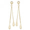 9ct Yellow Gold Drop Earrings ES534Acotis Gold JewelleryES534