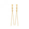 9ct Yellow Gold Drop Earrings ES638Acotis Gold JewelleryES638