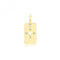 9ct Yellow Gold Engraved Rectangle Compass Pendant PN1333Acotis Gold JewelleryPN1333