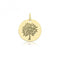 9ct Yellow Gold Engraved Round Tree Of Life Pendant PN1339Acotis Gold JewelleryPN1339