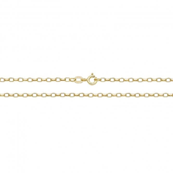 9ct Yellow Gold Faceted Belcher Chain CH379Acotis Gold JewelleryCH379/28