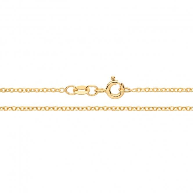 9ct Yellow Gold Fine Paperclip Chain CH567Acotis Gold JewelleryCH567/20