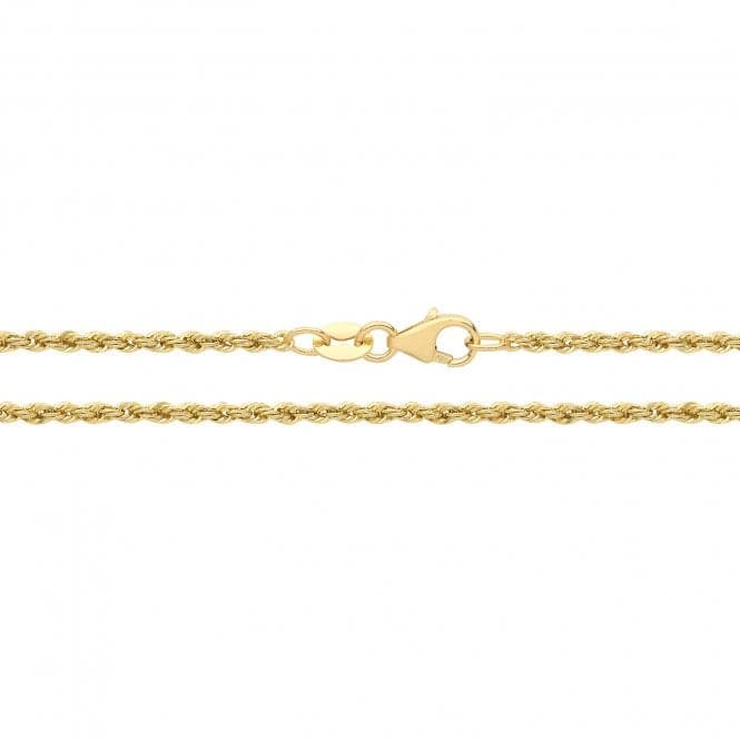 9ct Yellow Gold Fine Solid Rope Chain CH561Acotis Gold JewelleryCH561/24