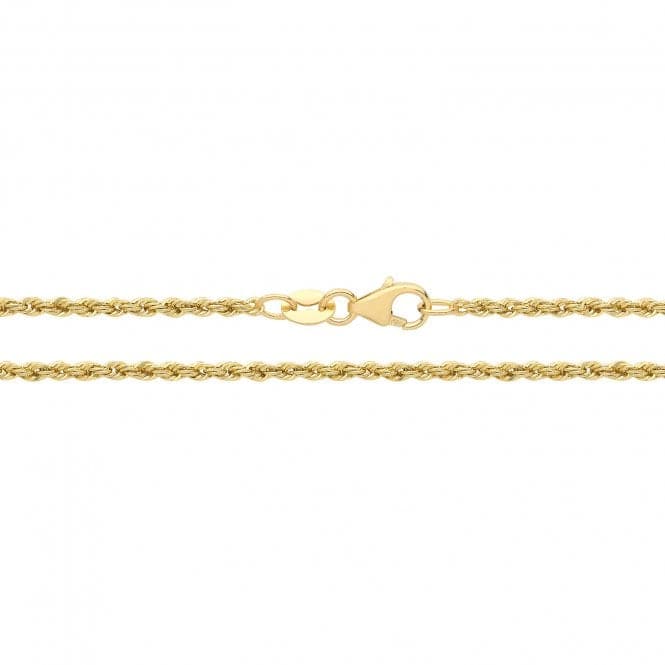 9ct Yellow Gold Fine Solid Rope Chain CH561Acotis Gold JewelleryCH561/07