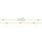 9ct Yellow Gold Flat Trace + Bead Chain CH179Acotis Gold JewelleryCH179/07