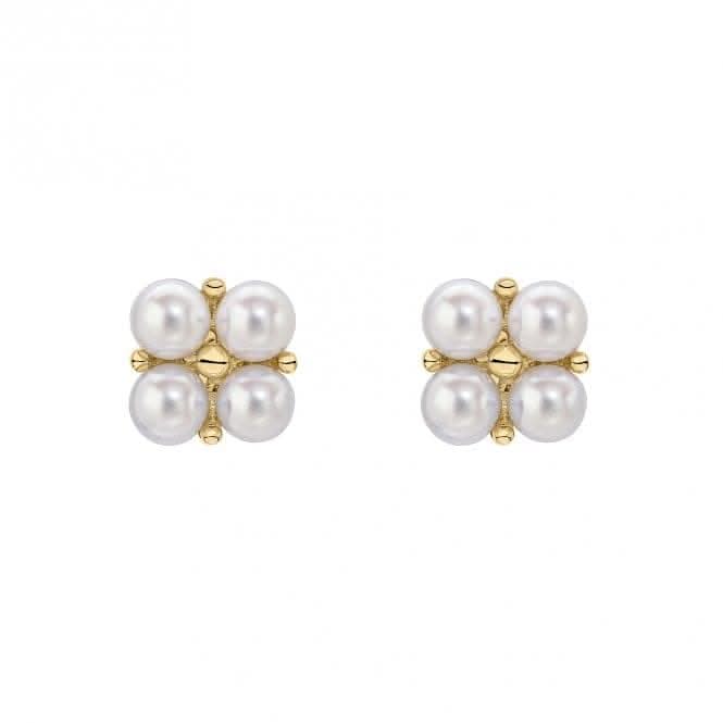 9ct Yellow Gold Freshwater Pearl Earrings GE2464WElements GoldGE2464W