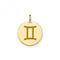 9ct Yellow Gold Gemini Zodiac Pendant PN1293Acotis Gold JewelleryPN1293