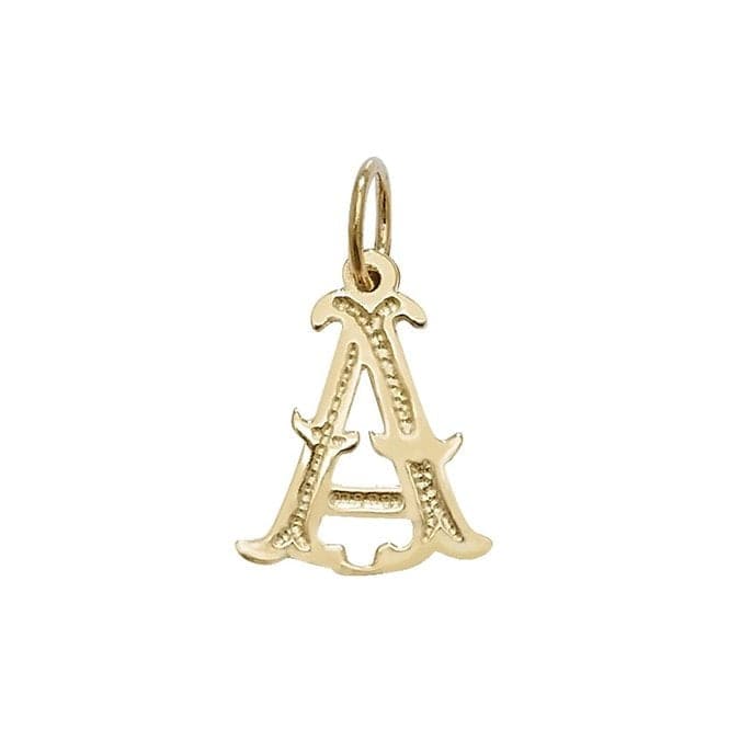 9ct Yellow Gold Gothic Initial Pendant PN527/AAcotis Gold JewelleryPN527/A