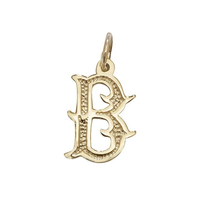 9ct Yellow Gold Gothic Initial Pendant PN527/BAcotis Gold JewelleryPN527/B