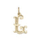 9ct Yellow Gold Gothic Initial Pendant PN527/LAcotis Gold JewelleryPN527/L