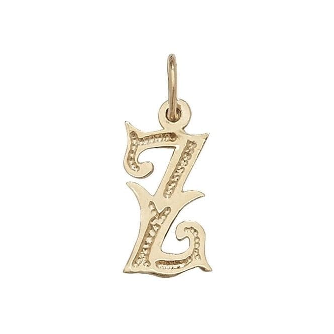 9ct Yellow Gold Gothic Initial Pendant PN527/ZAcotis Gold JewelleryPN527/Z