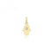 9ct Yellow Gold Hamsa Pendant With Zirconia PN1329CZAcotis Gold JewelleryPN1329CZ