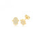 9ct Yellow Gold Hamsa Studs ES736Acotis Gold JewelleryES736