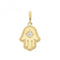 9ct Yellow Gold Hamsa Zirconia Pendant PN1281Acotis Gold JewelleryPN1281