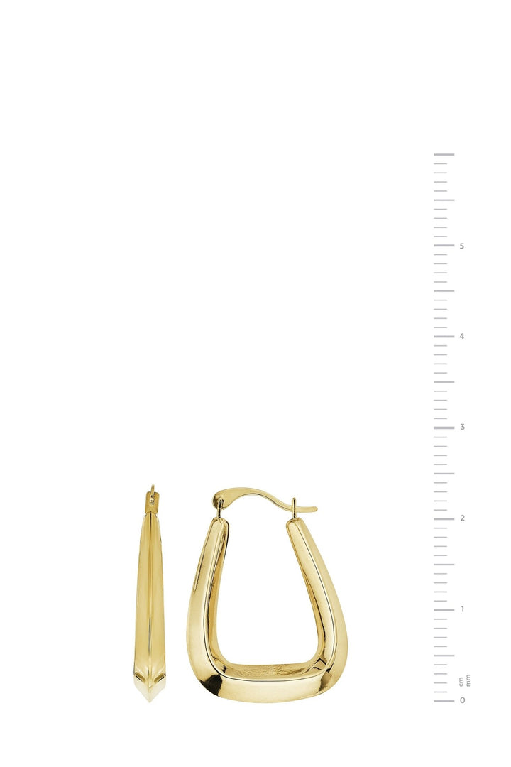 9ct Yellow Gold Handbag Creole EarringsThe Fine CollectiveBA0071080