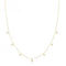 9ct Yellow Gold Hanging Zirconia Necklace NK452Acotis Gold JewelleryNK452