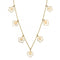9ct Yellow Gold Heart and Flower Charm Necklace GN363Elements GoldGN363