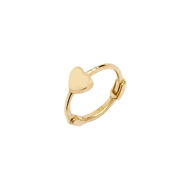 9ct Yellow Gold Heart Cartilage Hoop Earring ES955Acotis Gold JewelleryES955